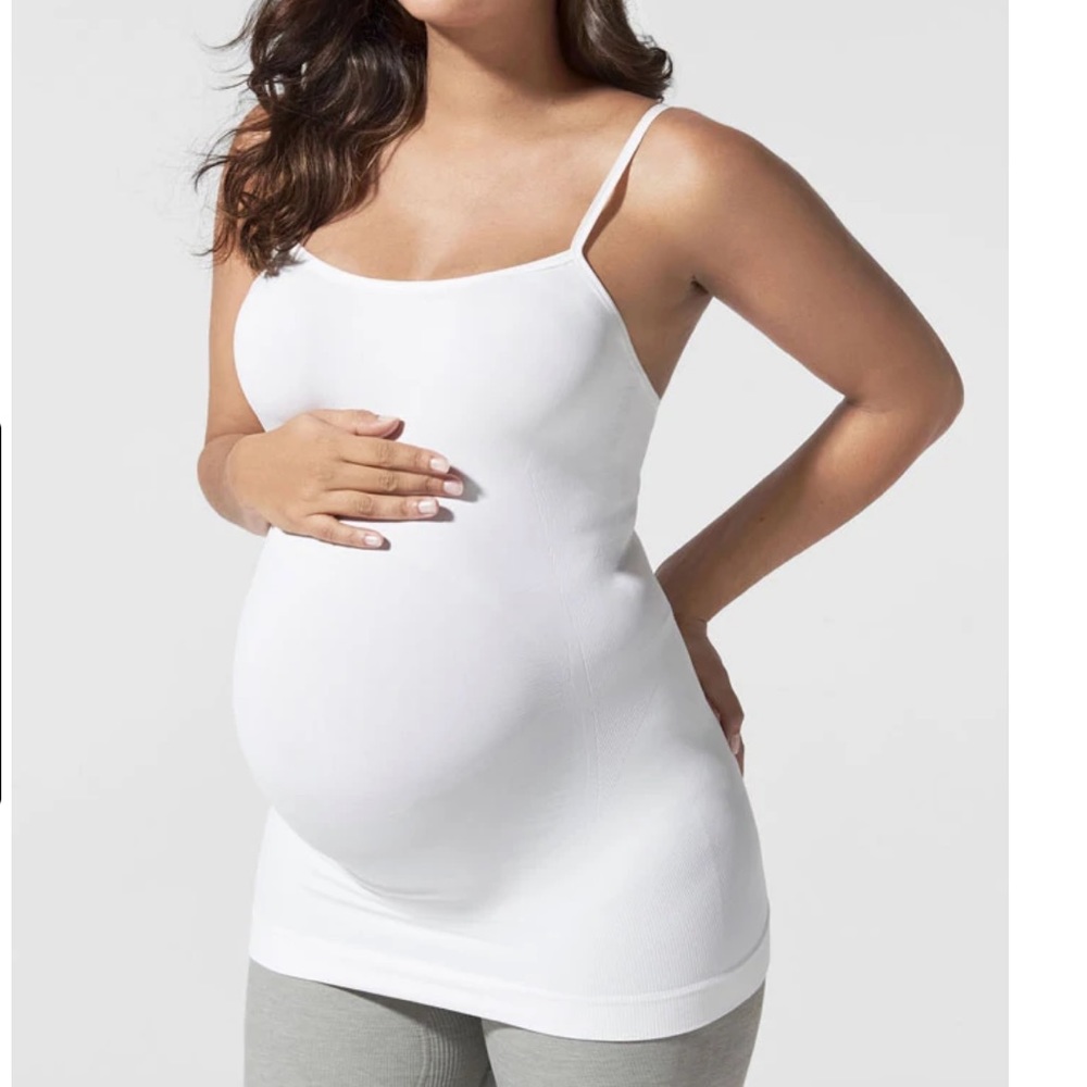 NEW!! 💖 BLANQI!!  maternity cooling camisole!!  🤰Never worn!  Crisp white